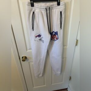 NFL White Sweatpants with Team Logo